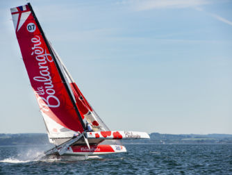 LE TEAM LA BOULANGERE AU GRAND PRIX DE L'ECOLE NAVALE. LANVEOC, FRANCE, LE 1ER JUIN 2019.